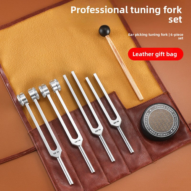 Humming Tuning Fork Set ? 128, 136.1, 256 & 384 Hz (Set of 4)