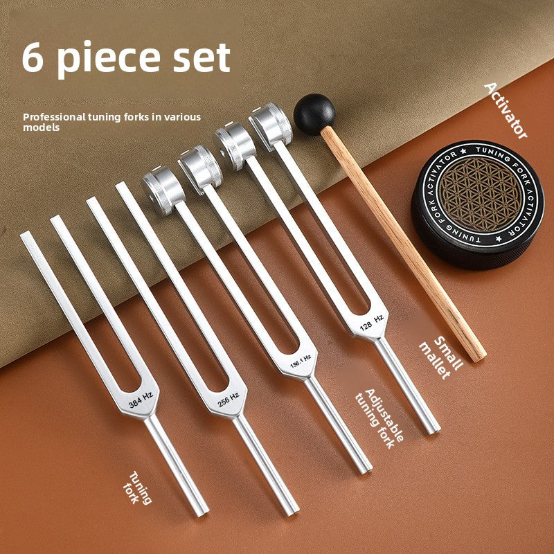 Humming Tuning Fork Set ? 128, 136.1, 256 & 384 Hz (Set of 4)
